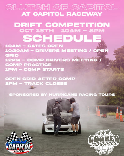 Clutch of Capitol Drift Competition Pre-Registration